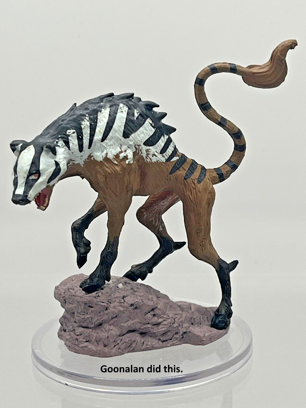 D&D Pathfinder Mini Darklands Rising 32 Leucrotta UC LARGE
