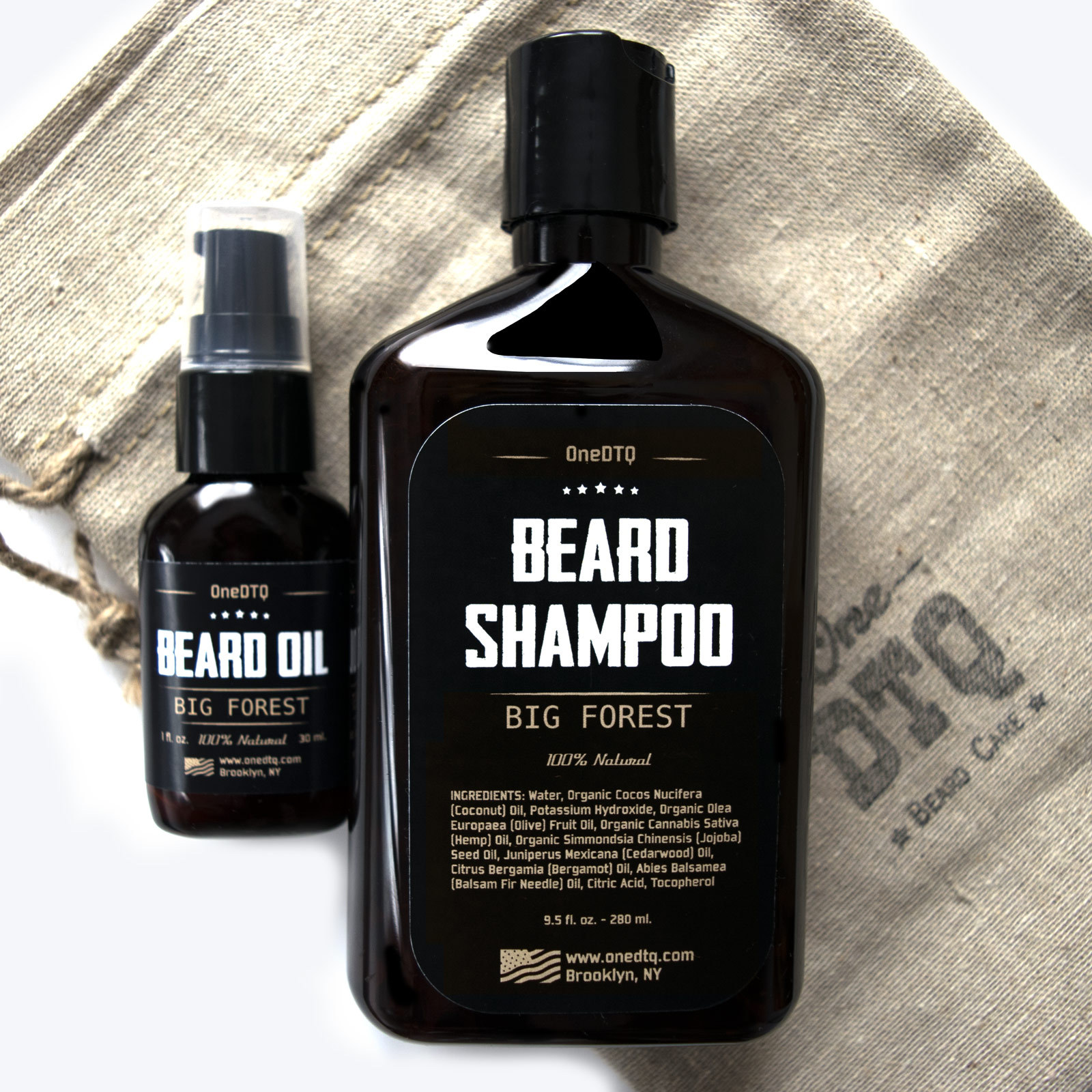 Big Forest Beard Shampoo - Thoroughly Cleans, Conditions & Promotes Beard Growth