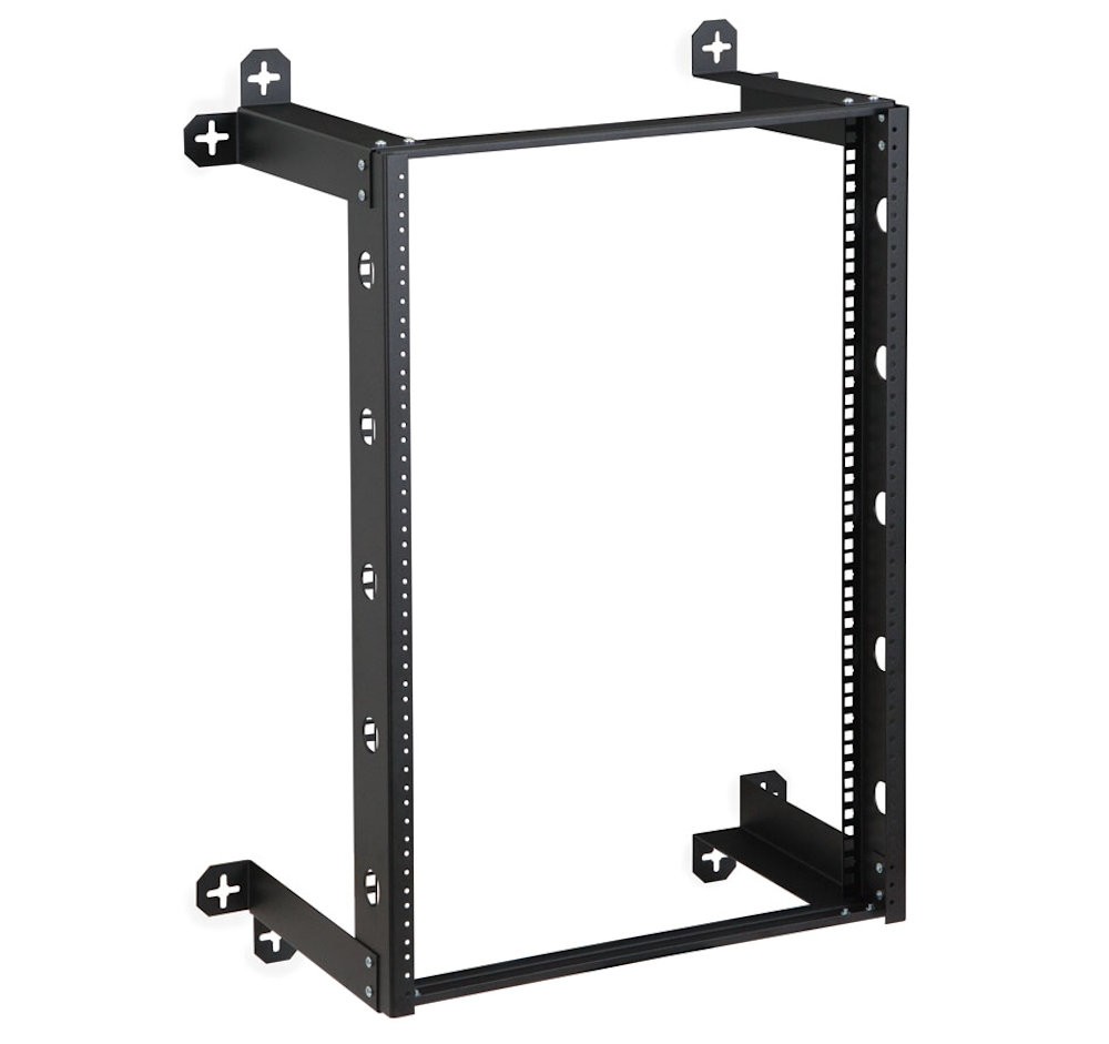 16U Fixed V-Line Wall Mount Rack 18 inches Deep