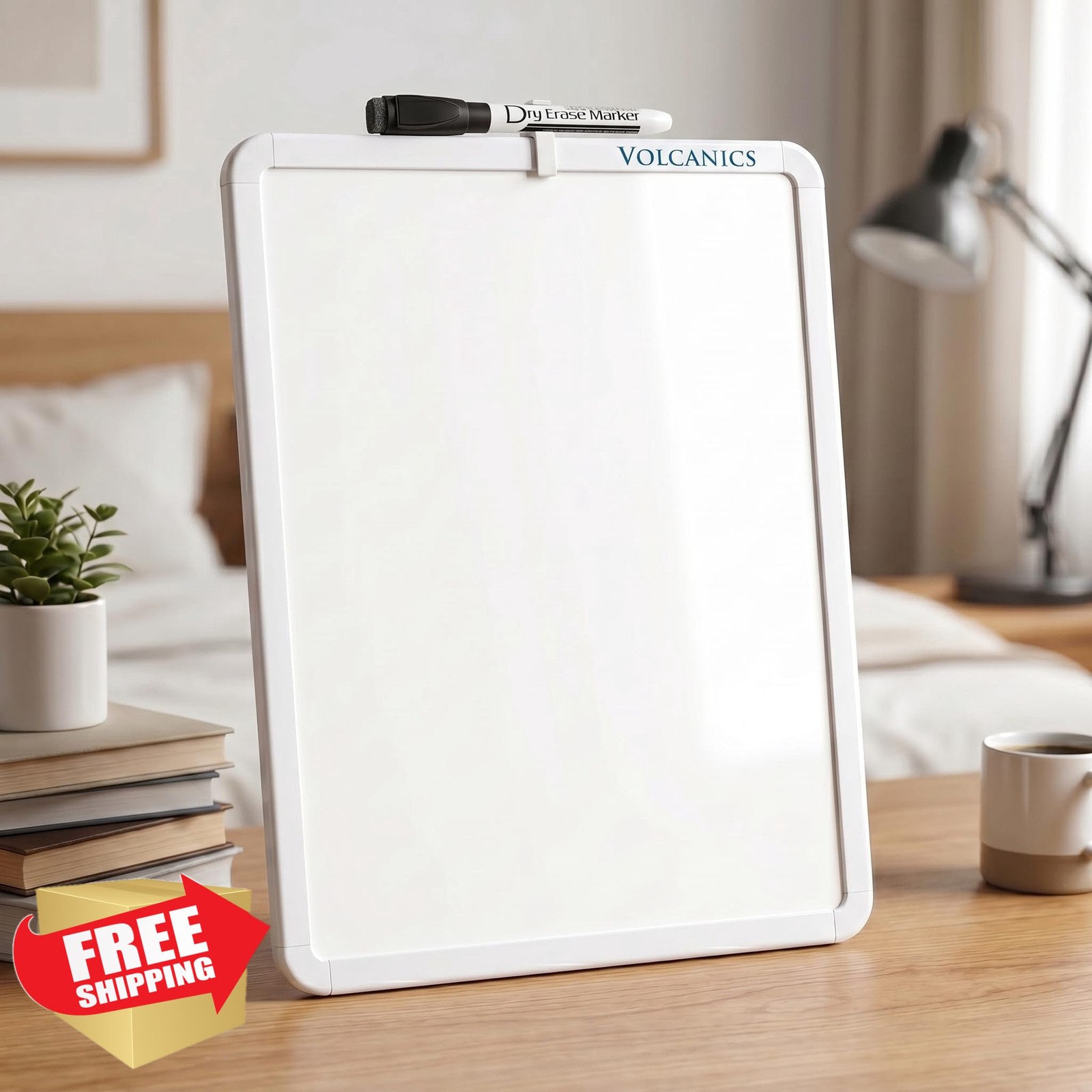 Volcanics 14.1” x 11” Magnetic Dry Erase Whiteboard Marker