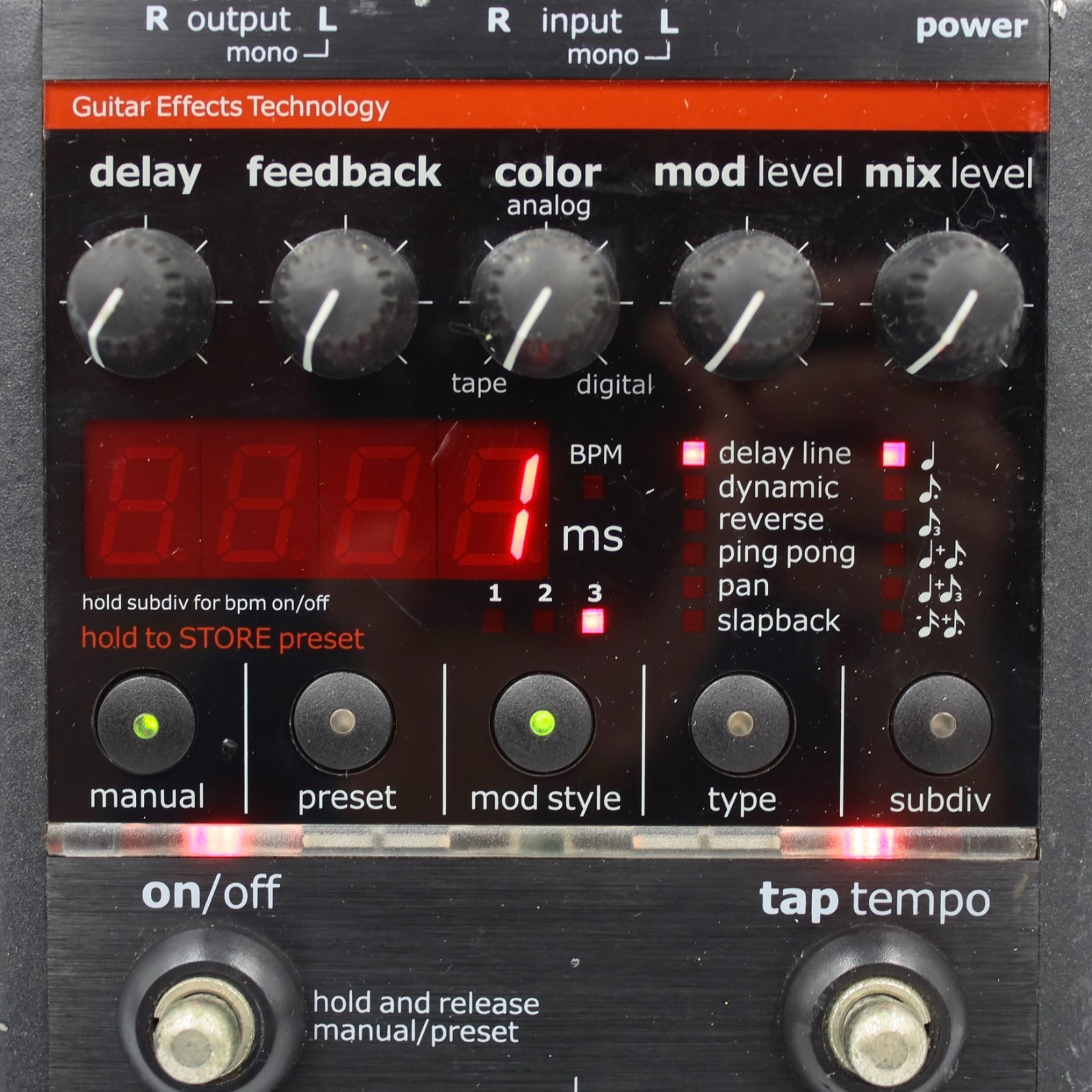 TC Electronic ND-1 Nova Delay Guitar Effect Pedal 8620837