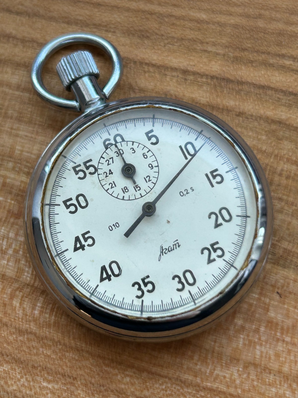 Vintage Soviet Stopwatch AGAT made in the USSR 1980s