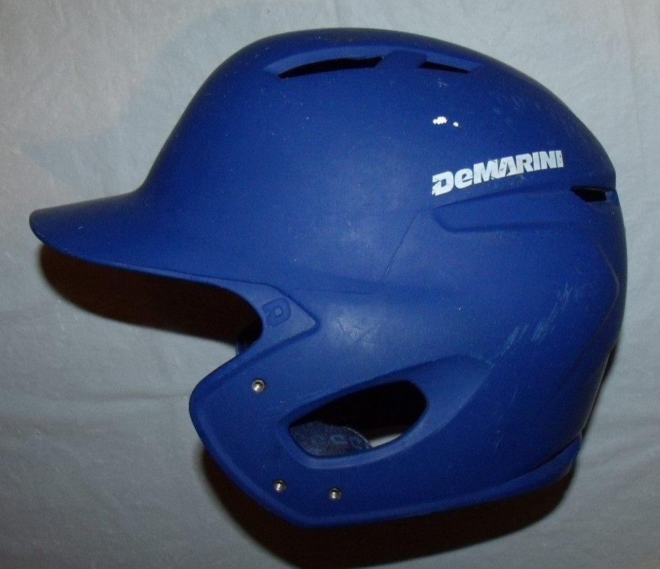 DeMarini Matte Blue Baseball/Softball Batting Helmet Fits Sizes 7 to 7 5/8