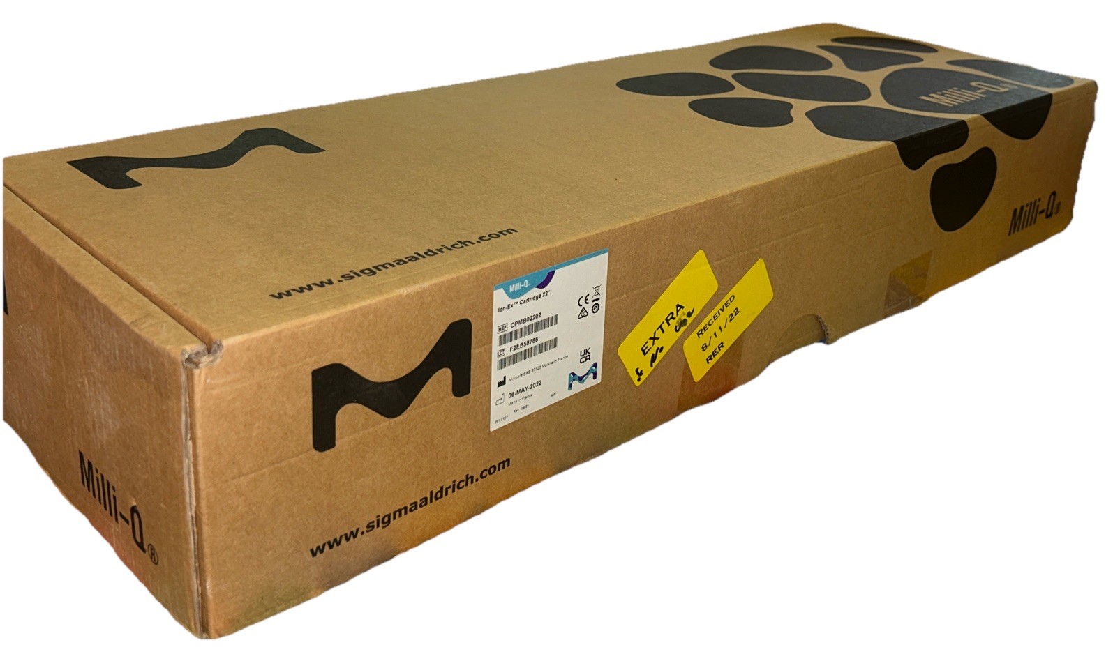 Milli-Q Millipore Ion-Ex Polishing Cartridge 22" 55 cm (2-PACK) 47 mm CPMB02202