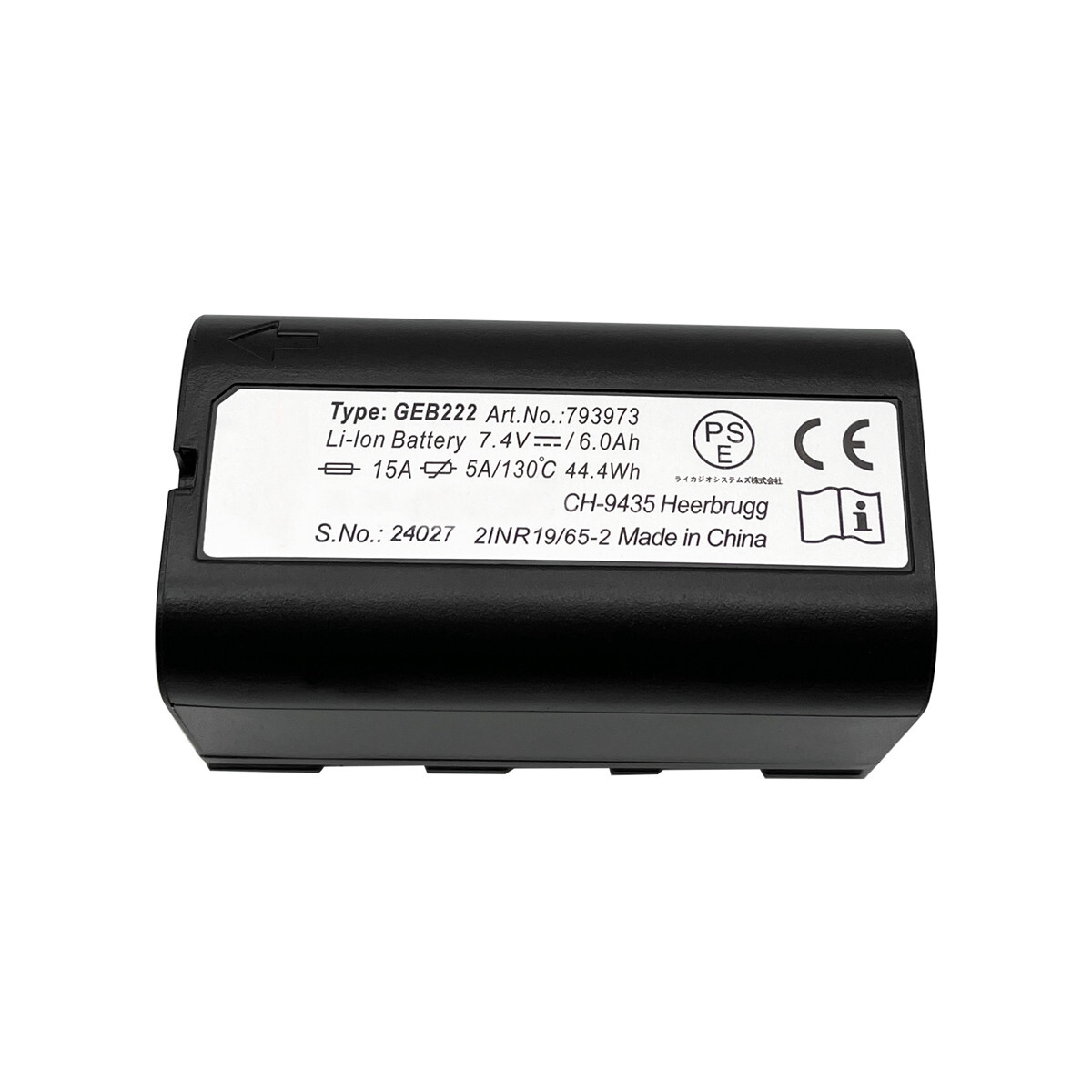 GEB222 Li-ion Battery for Swiss ATX1200 GPS1200 GRX1200 Total Station Surveying