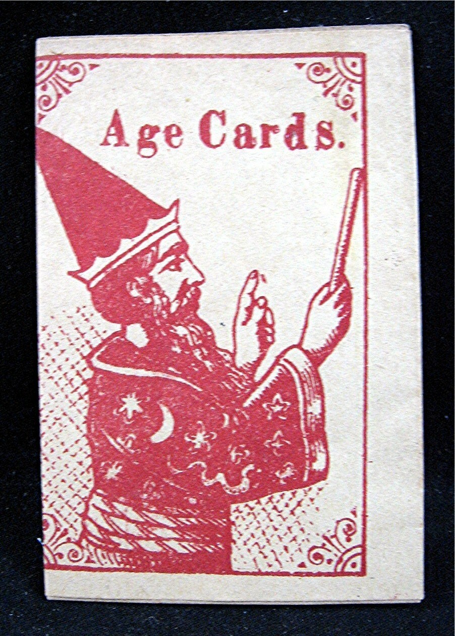 Early Age Cards Magic Trick Early Sorcerer Wizaed  on Package Germany