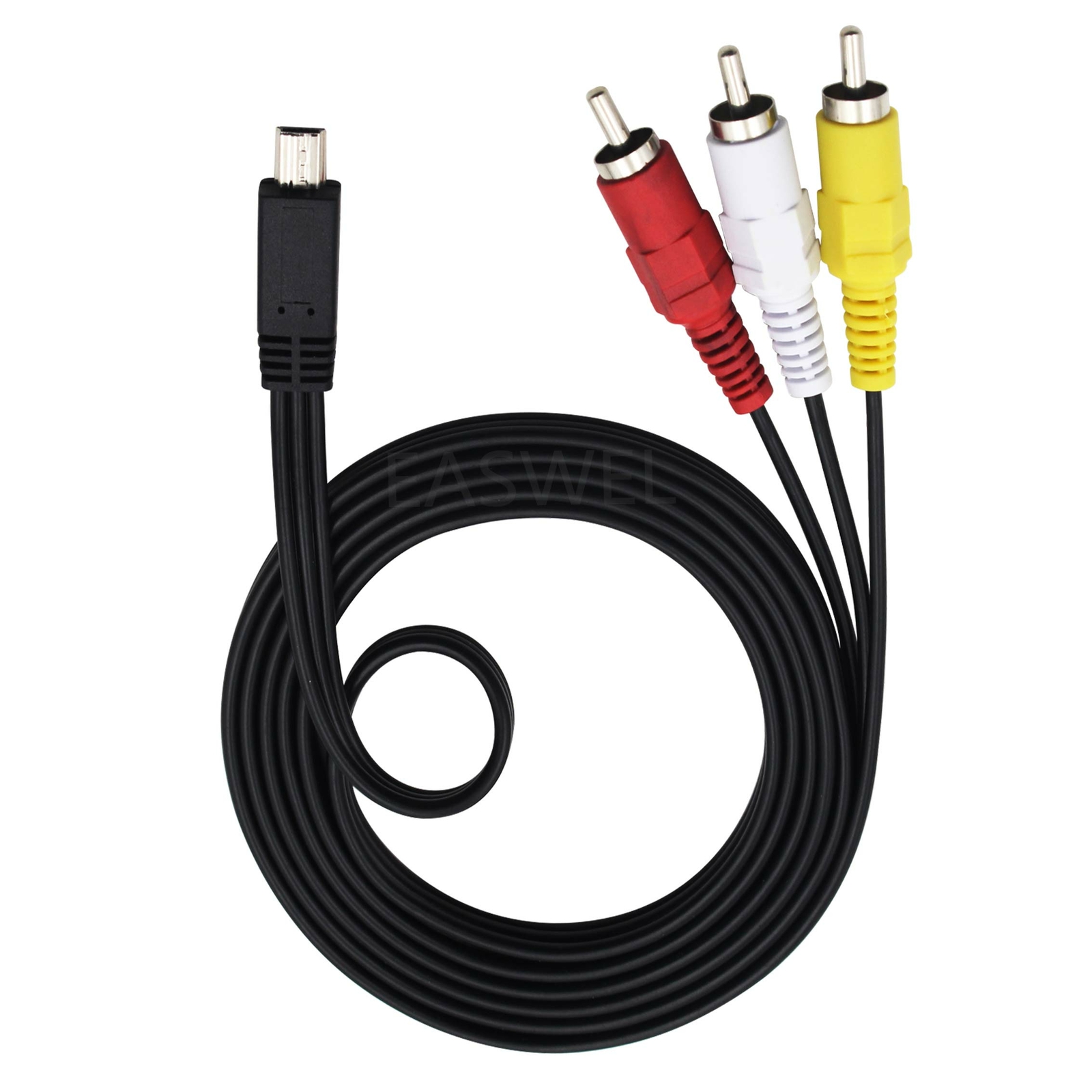 Mini USB To 3 RCA AV Audio Video Cable for Canon PowerShot A3200 A3300 A3350