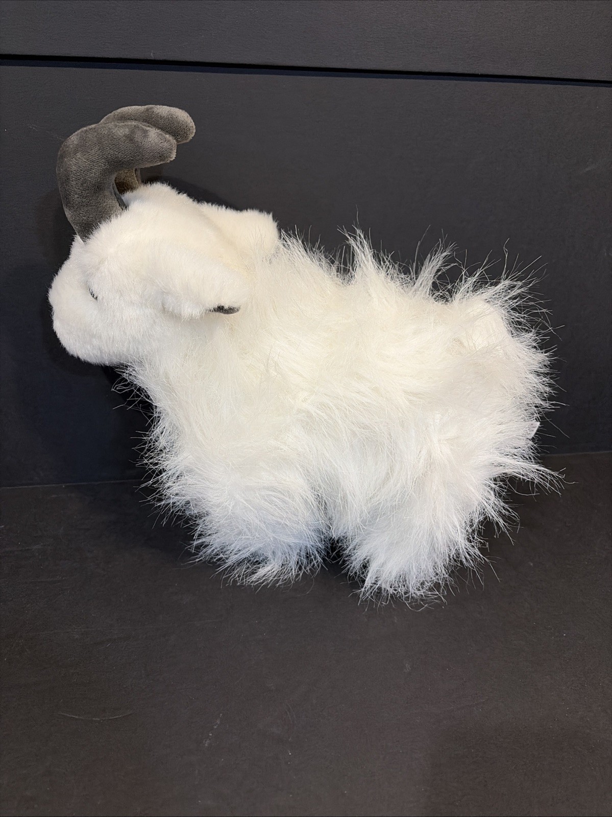 White Mountain Goat Sheep Ram FAO Schwartz Plush 11" Stuffed Animal Toy