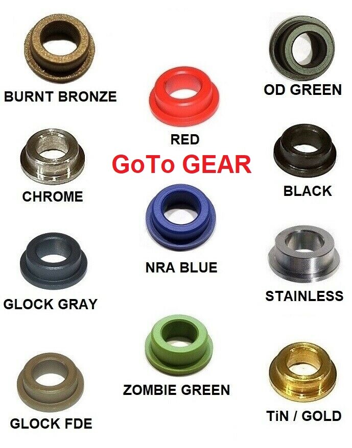 GTG Stainless Steel Guide Rod Adapter Ring For GLOCK GEN 4 and 5 Choose Color