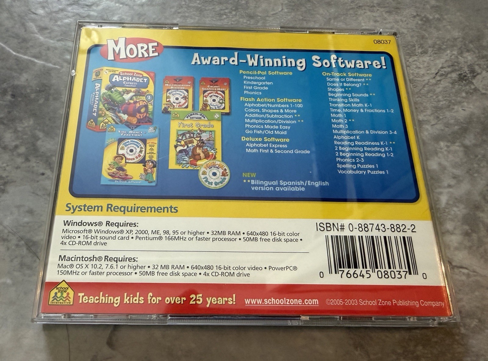 Thinking Skills Preschool PC CD Rom On Track Software! Rare! 2003
