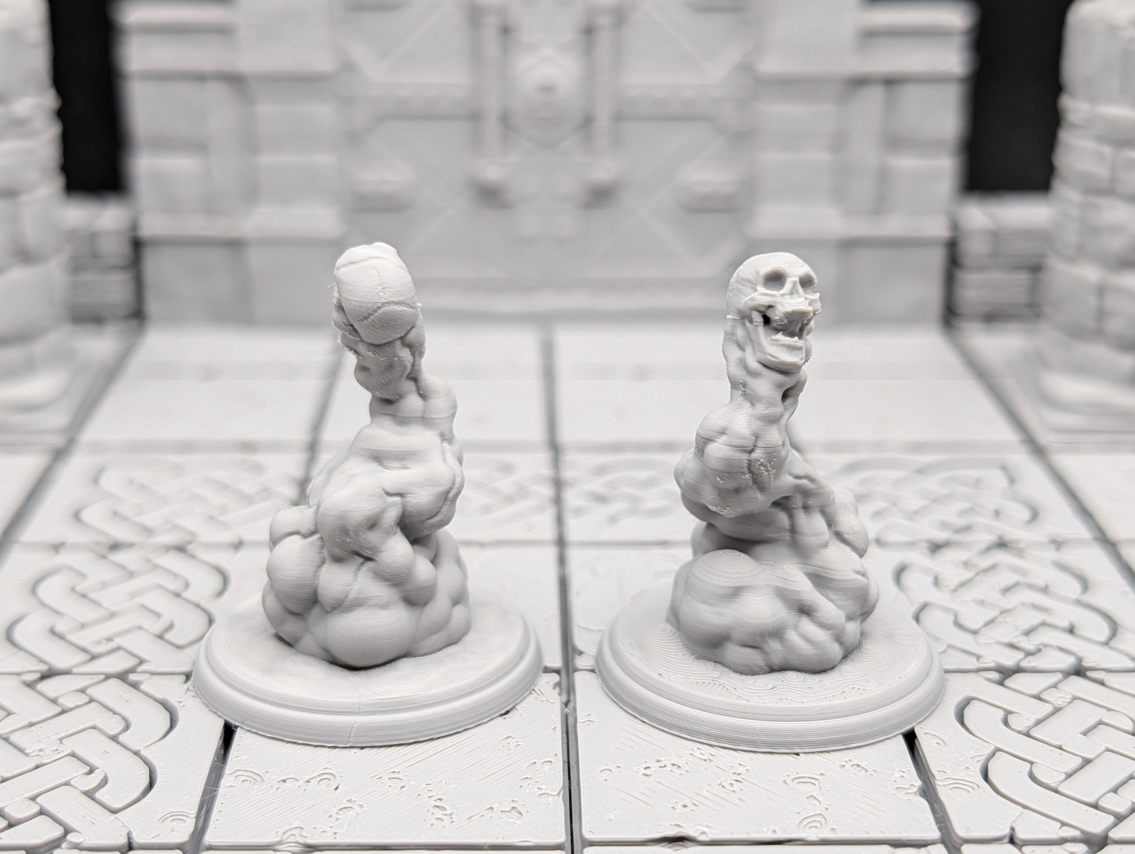 Necromancers and Constructs Miniature Set for Painting DnD Tabletop RPG