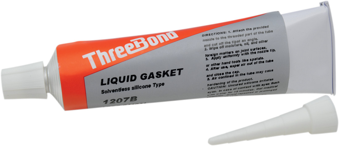 THREEBOND 1207B Gasket Maker 3.4 oz High-Viscosity Black Sealant - 1207B