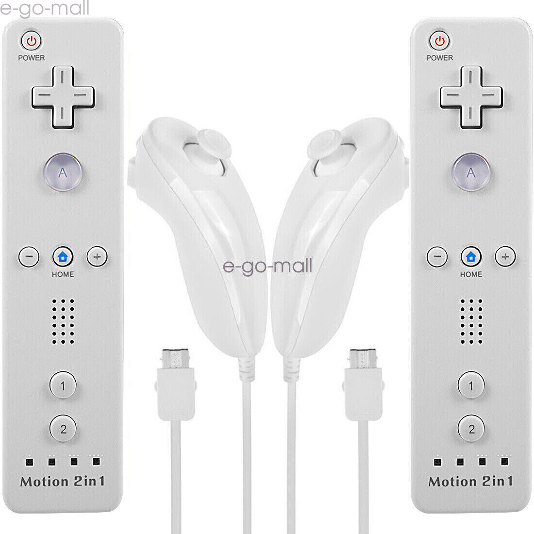Built-in Motion Plus Wii Remote and Nunchuck Controller for Nintendo Wii Wii U