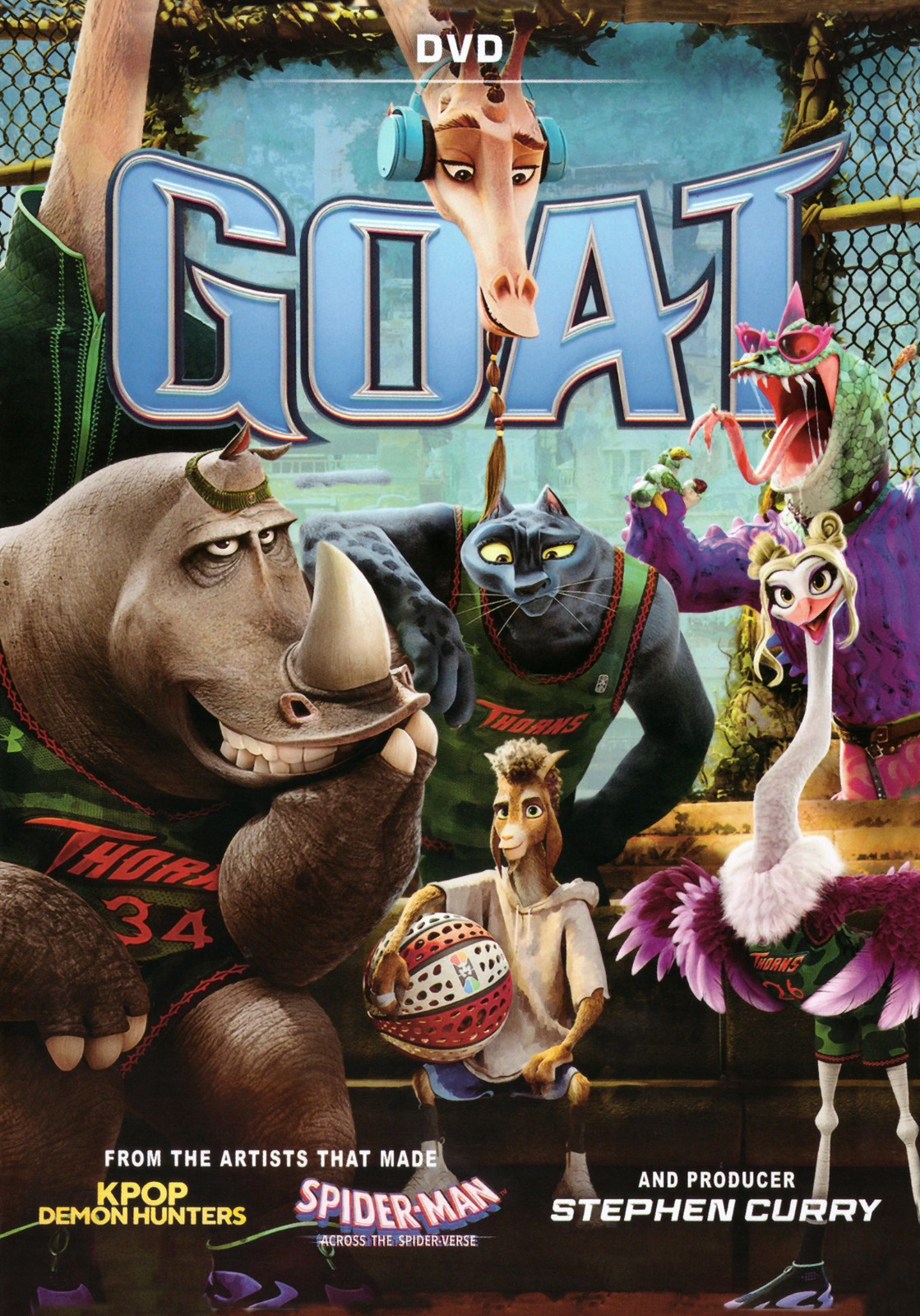 GOAT (2026 DVD) COMEDY, FAMILY, ANIMATION