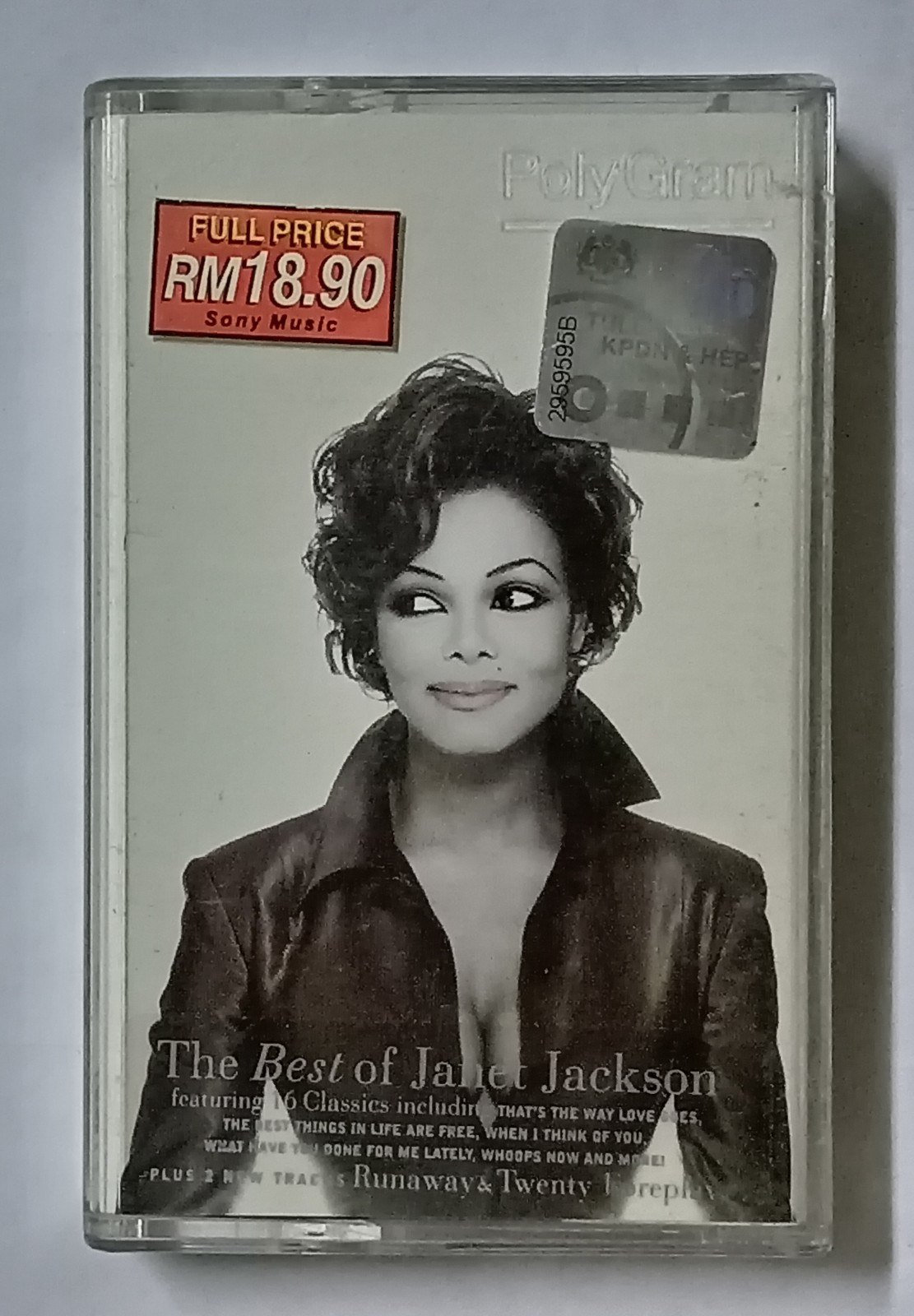 Janet Jackson The Best Of Rare 1995 A&M Records Malaysia Cassette Tape