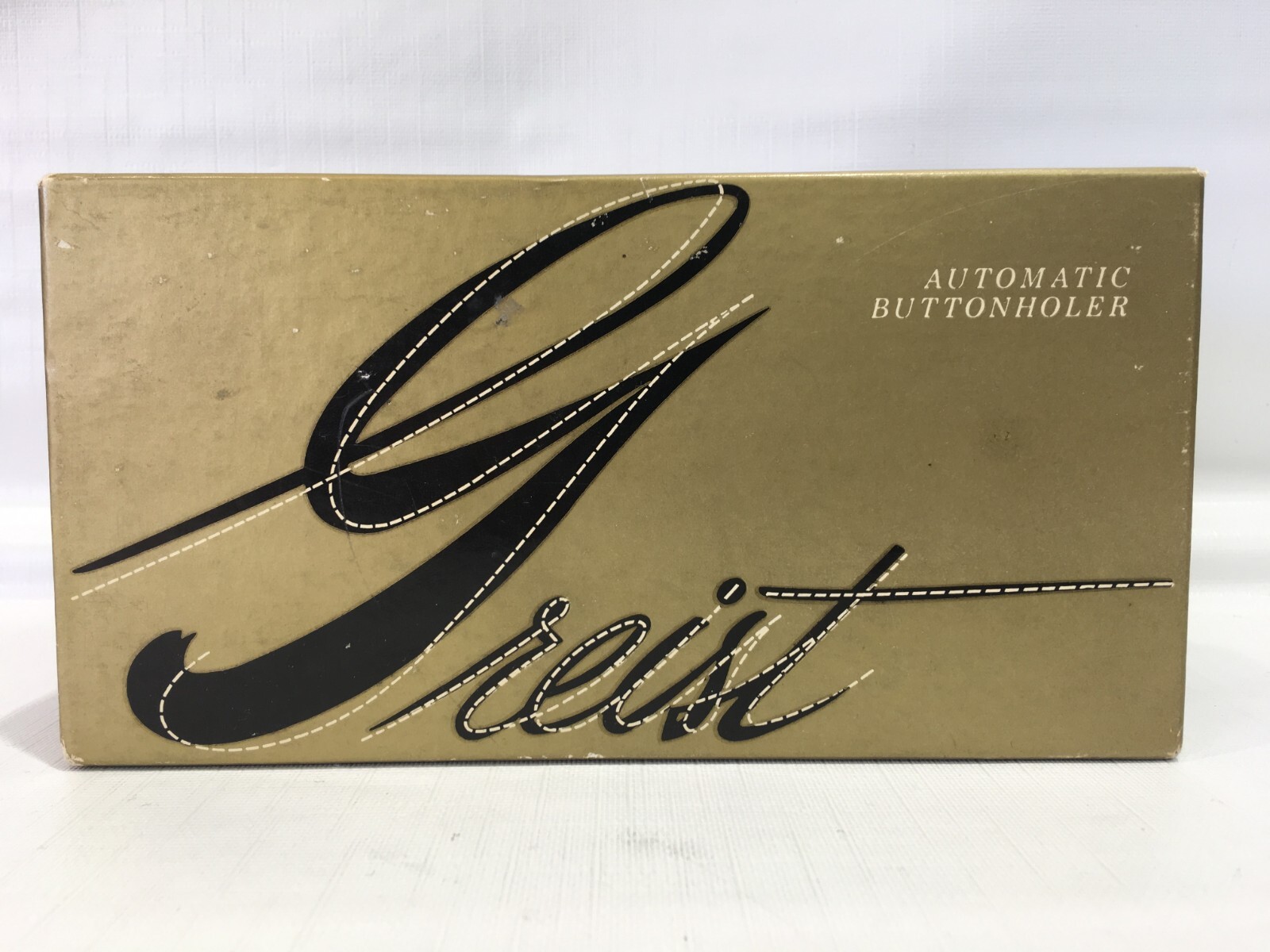 Vintage Greist Automatic Buttonholder #1 Decorator - Excellent