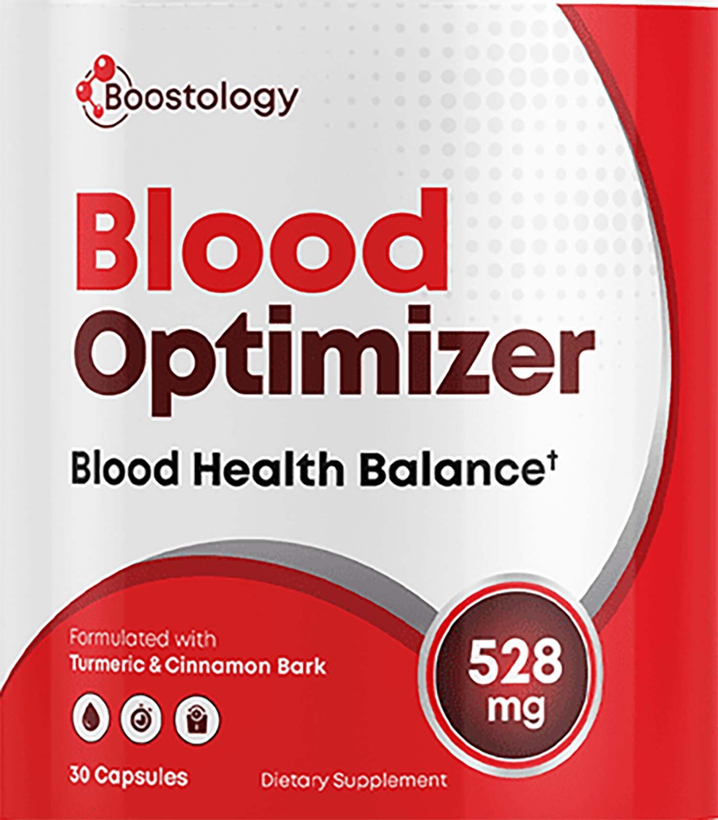 Blood Optimizer Blood Health Support Supplement From Boostology 30 Capsules