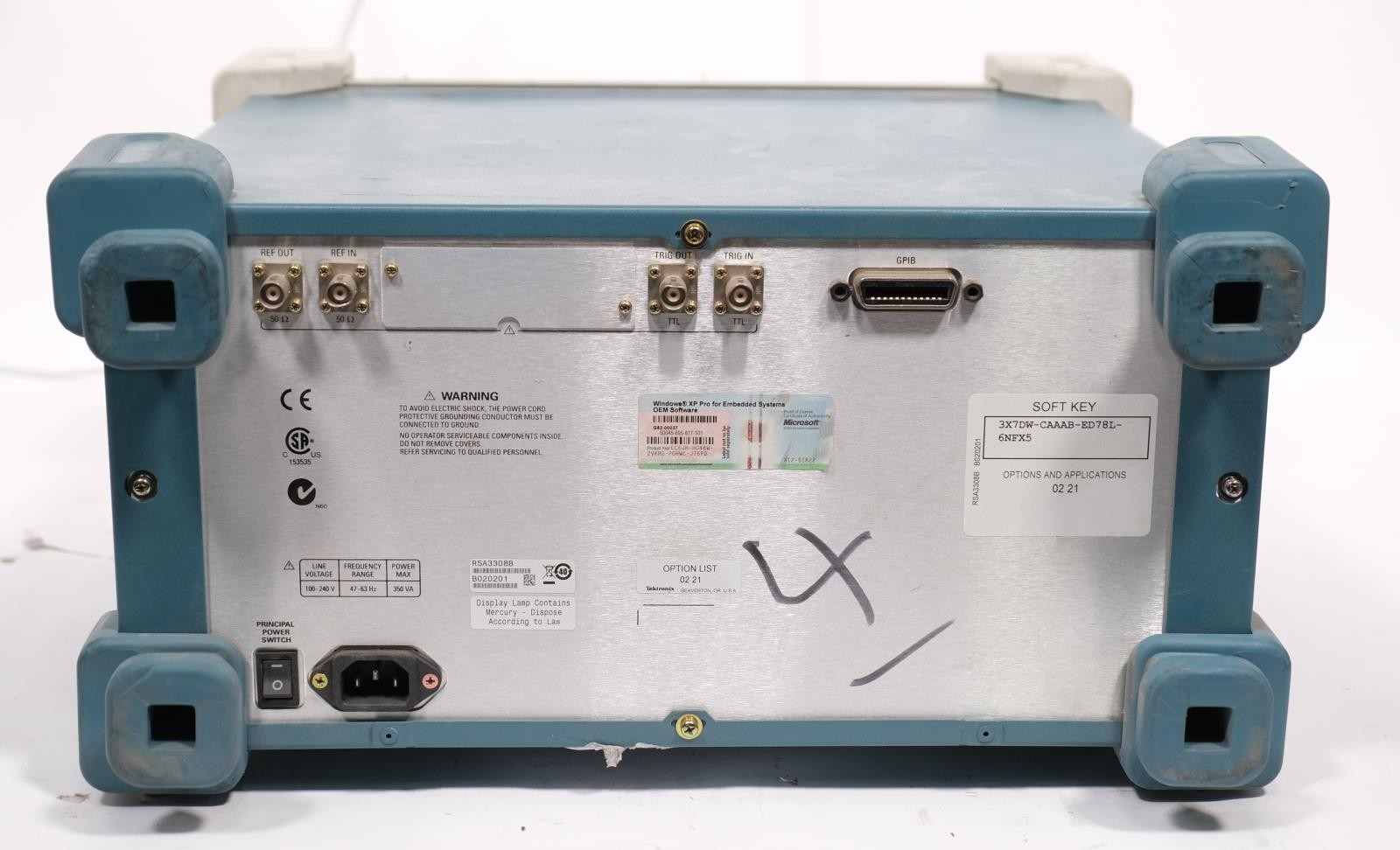 Tektronix RSA3308B DC 8 GHz Real Time Spectrum Analyzer