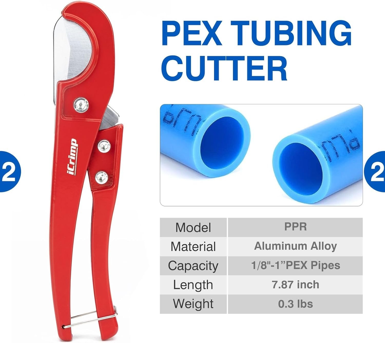 33-Piece PEX Clamp Tool Kit with Ergonomic Cinch & Removal Functions