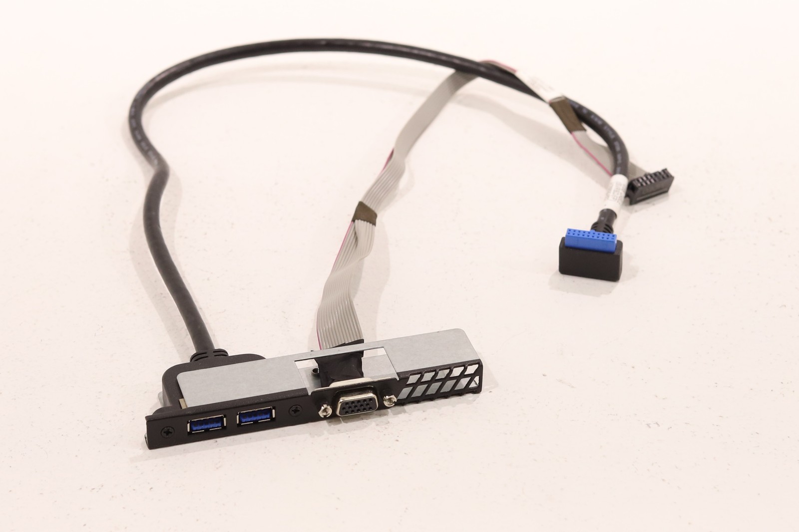 Intel R2208 USB 3.0/VGA Front I/O Panel With Cables P/N: H76899-002 Tested