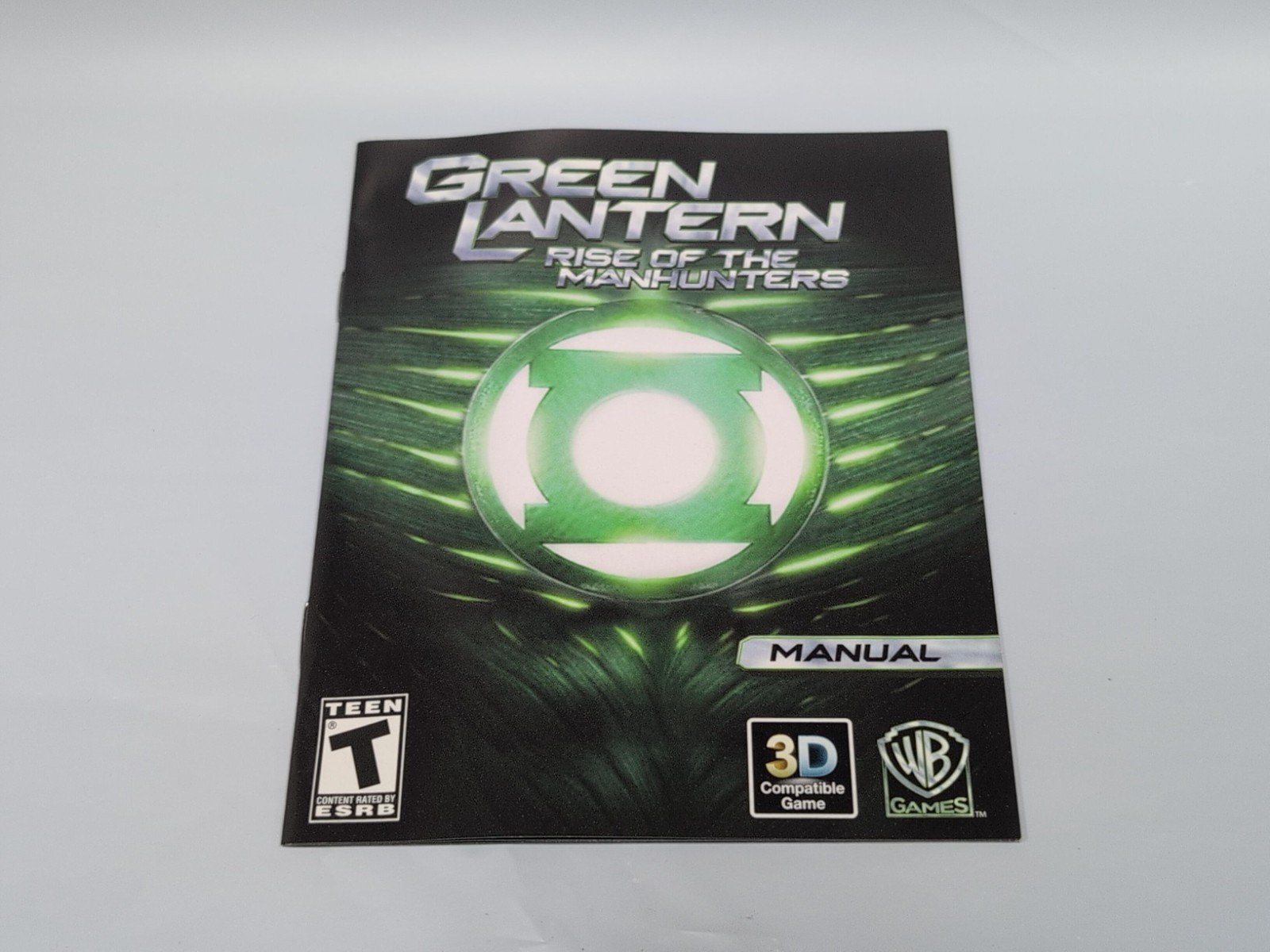 Green Lantern Rise of the Manhunters Instruction Manual Booklet ONLY!! PS3