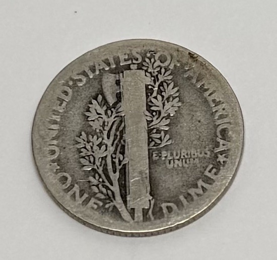 1921 Silver Mercury Dime 10c
