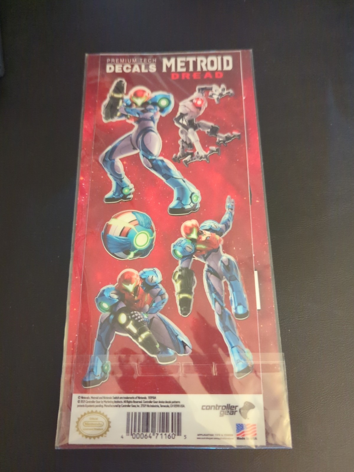 Metroid Dread Premium Tech Decals - Best Buy Exclusive - Sealed -