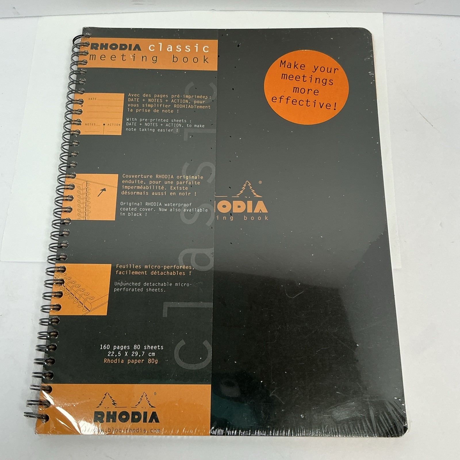 Rhodia Classic Meeting Book New 11.7x8.9"