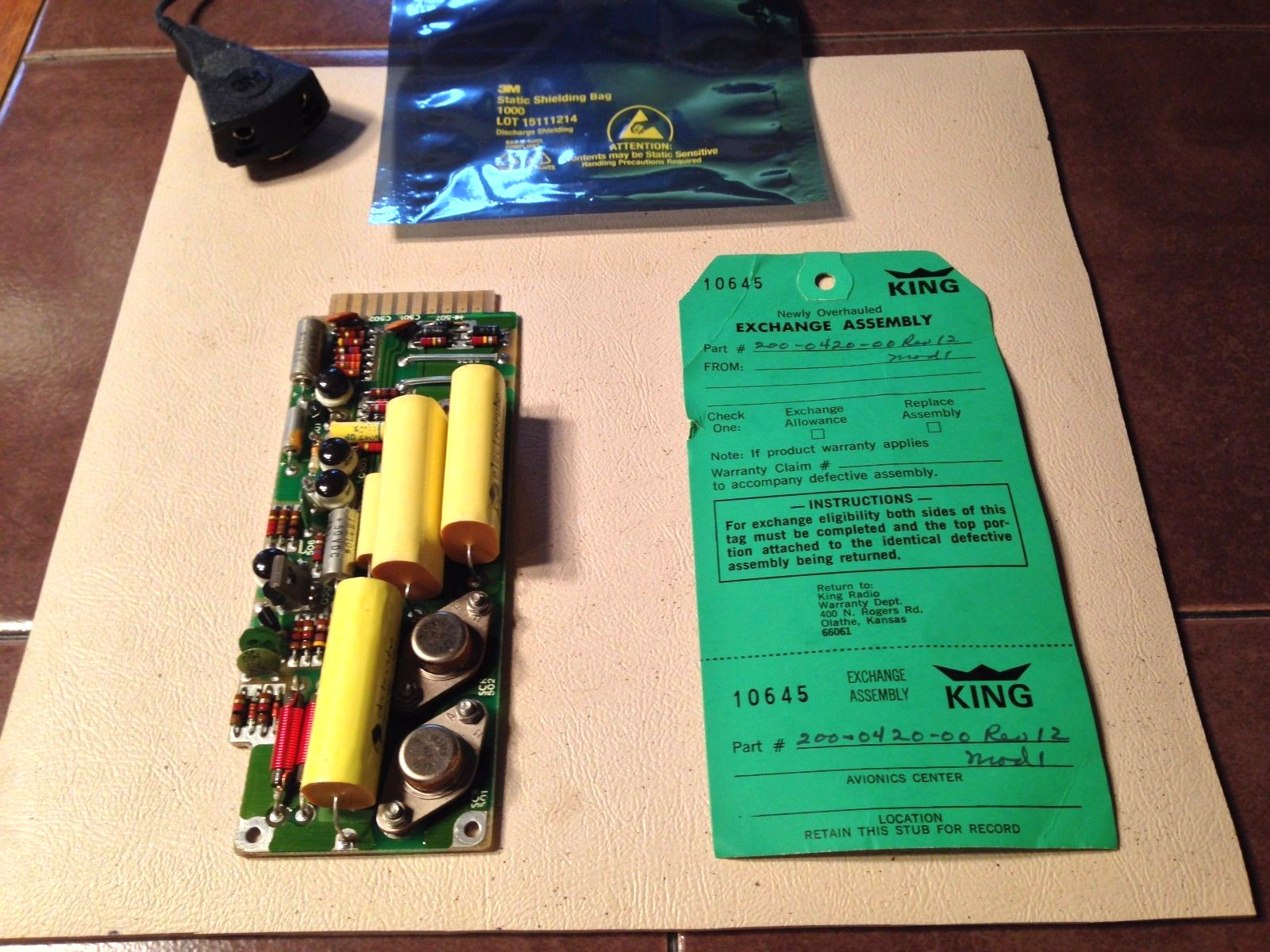 King KDM-705A Modulator Board 200-0420-00,  NOS