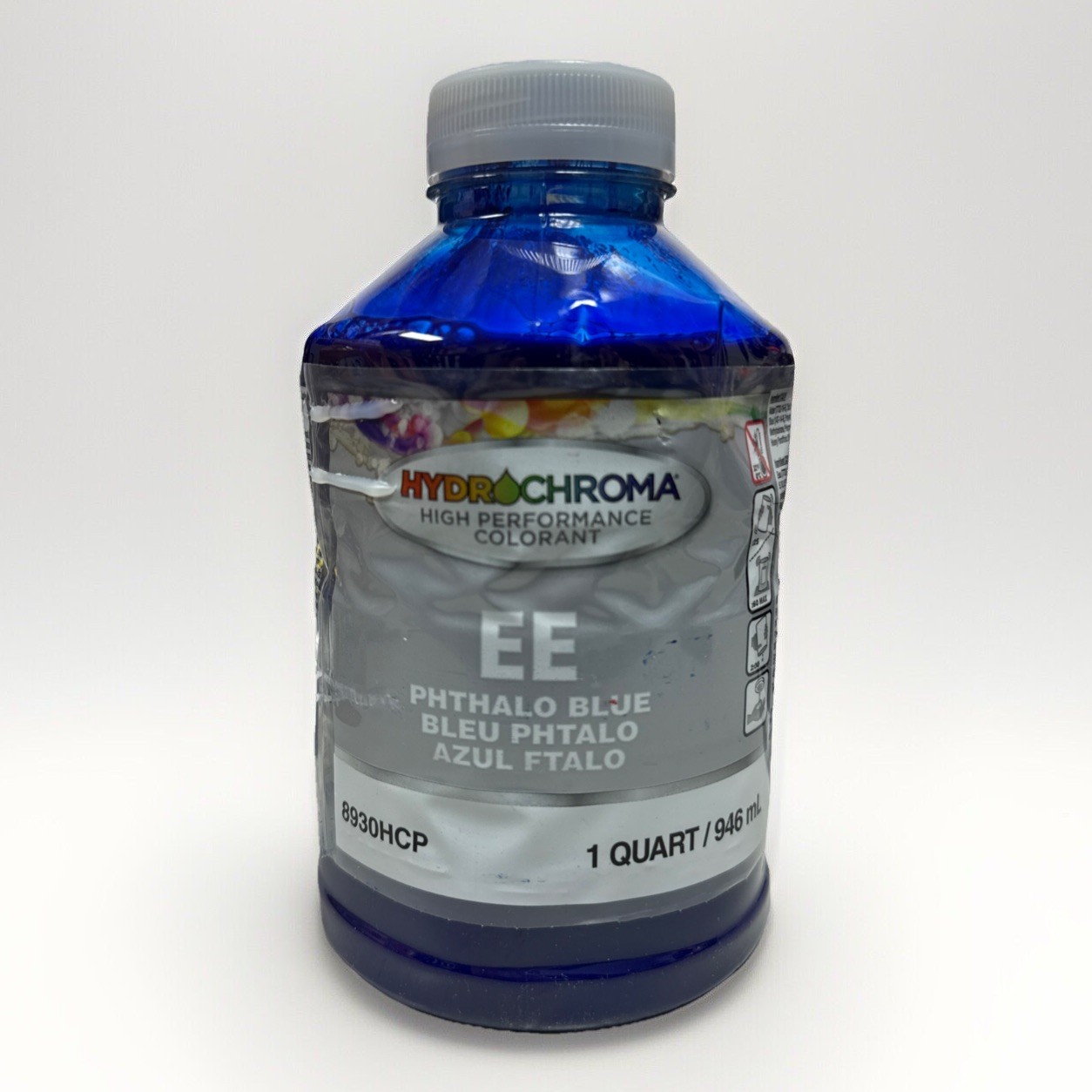Hydrochroma Colorant Paint Tint Toner EE Phthalo Blue 8930HCP 1 Qt. 32 Oz.