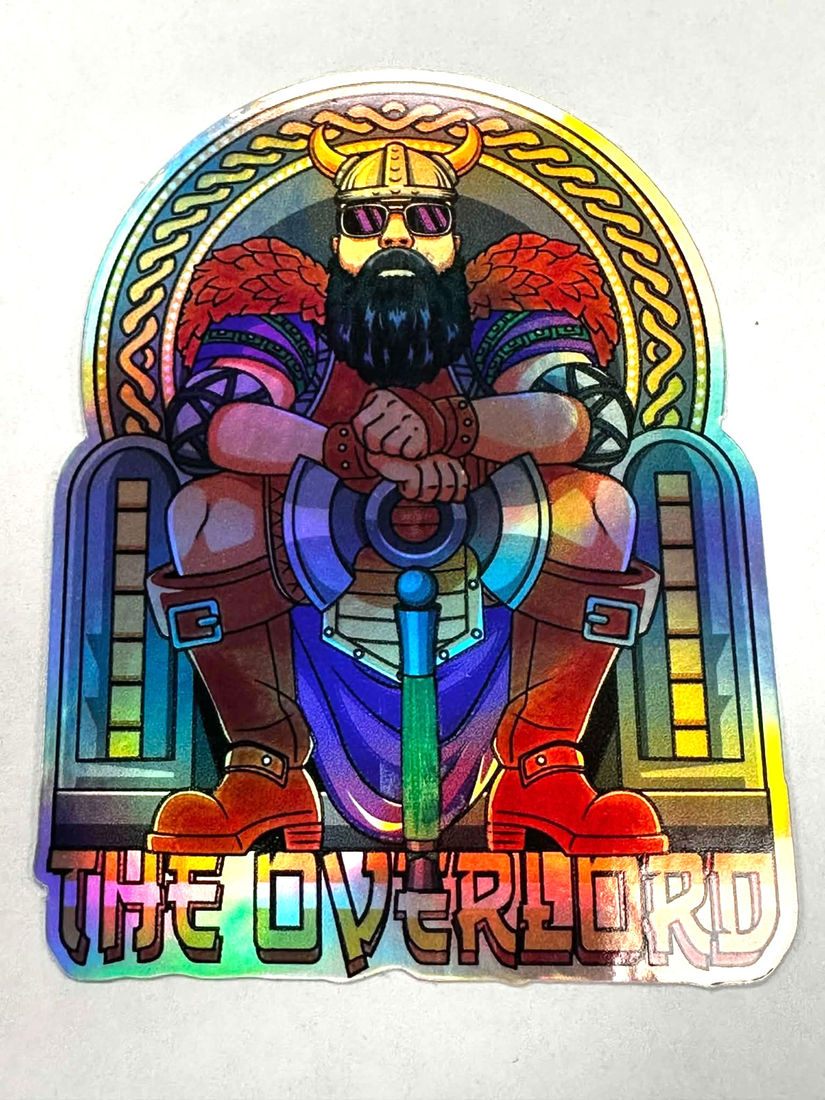 SHOT Show 2026 "The Overlord" Embroidered Patch + Stickers, Hook/Loop, NEW!