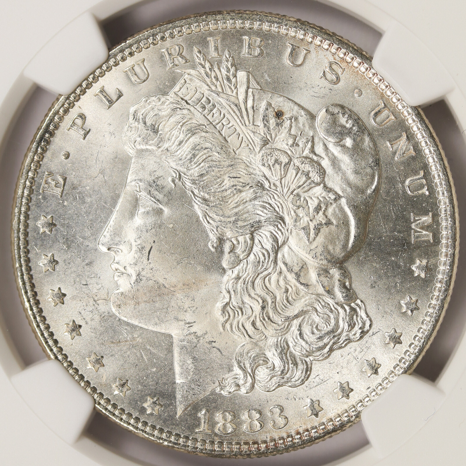 1883 $1 Morgan Silver Dollar NGC MS63