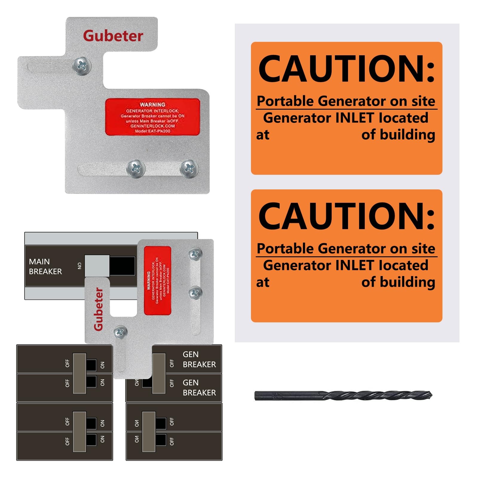 Generator Interlock Kit Compatible with Eaton Cutler Hammer Generator BR and ...