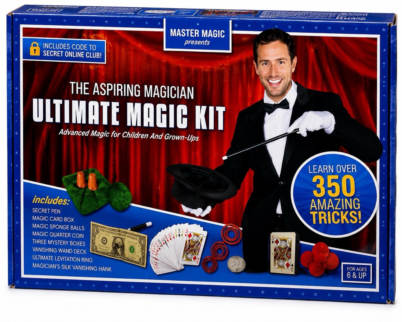 Ultimate Magic Kit 350 Tricks Kids Beginner Magician Set New Sealed