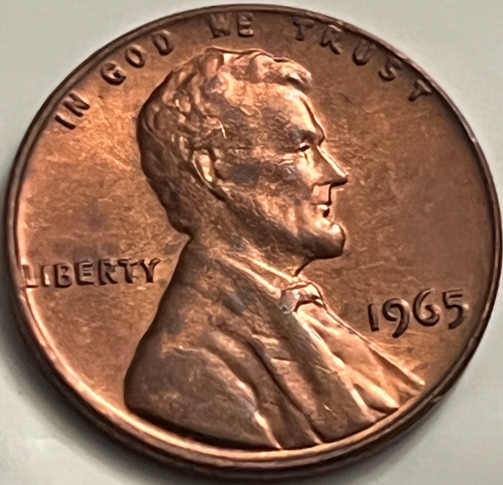 1965 Lincoln Memorial Cent - Nice Luster - BN690