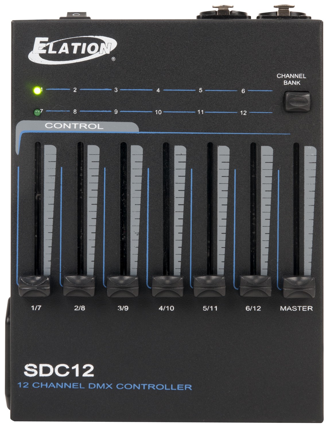 Elation Pro DJ Lighting 12 Channel Light Fixture Dimmer - Fader LED Controller