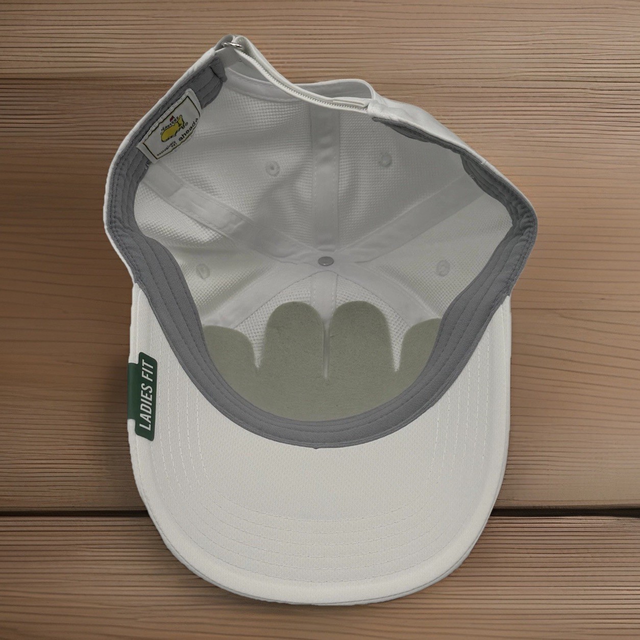 Masters 2026 ANGC Ladies Fit Performance Tech Hat - White - NWT Adjustable