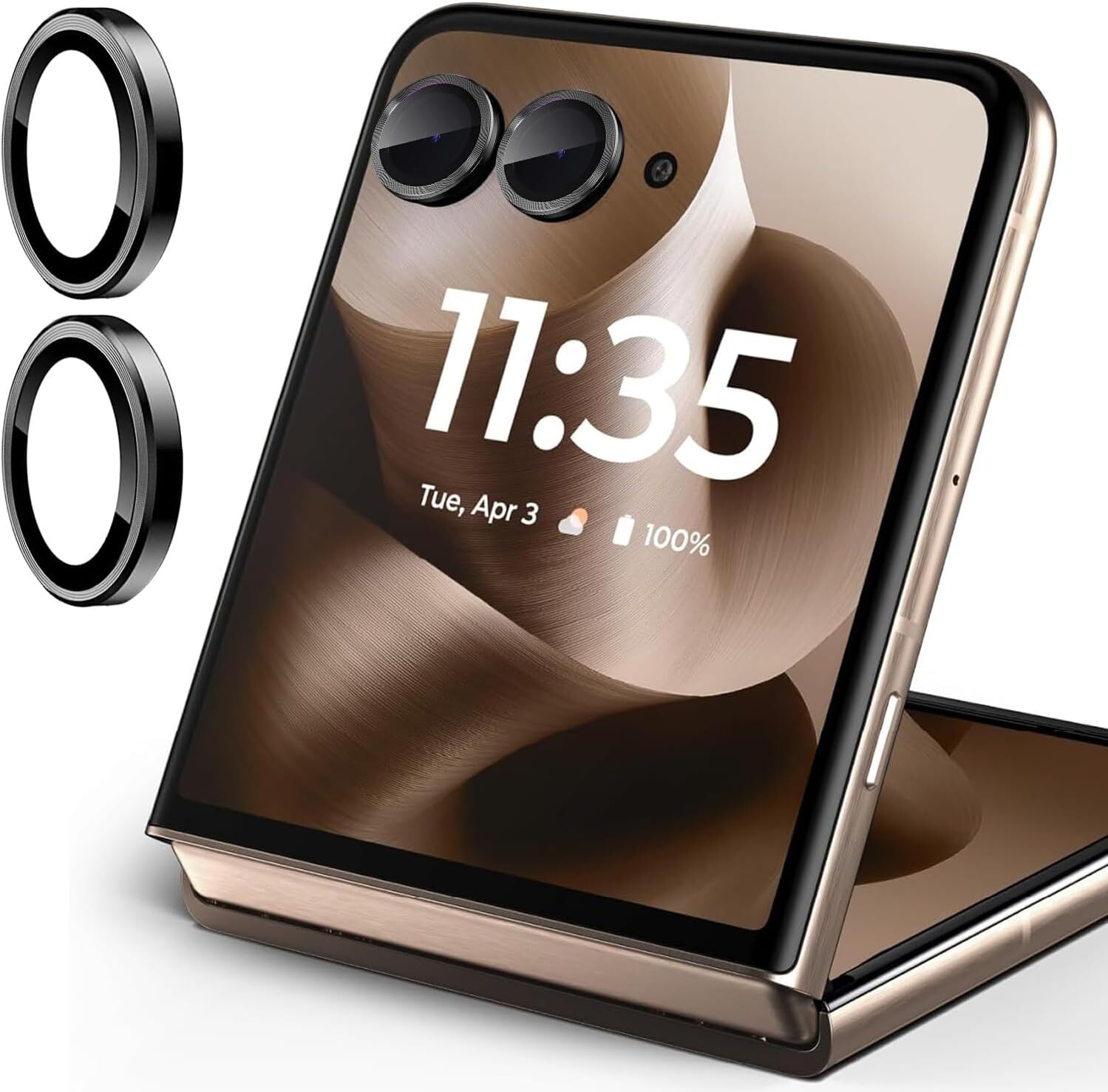 For Motorola Razr Ultra 2025 Camera Metal Lens Cover UltraThin 9H Tempered Glass