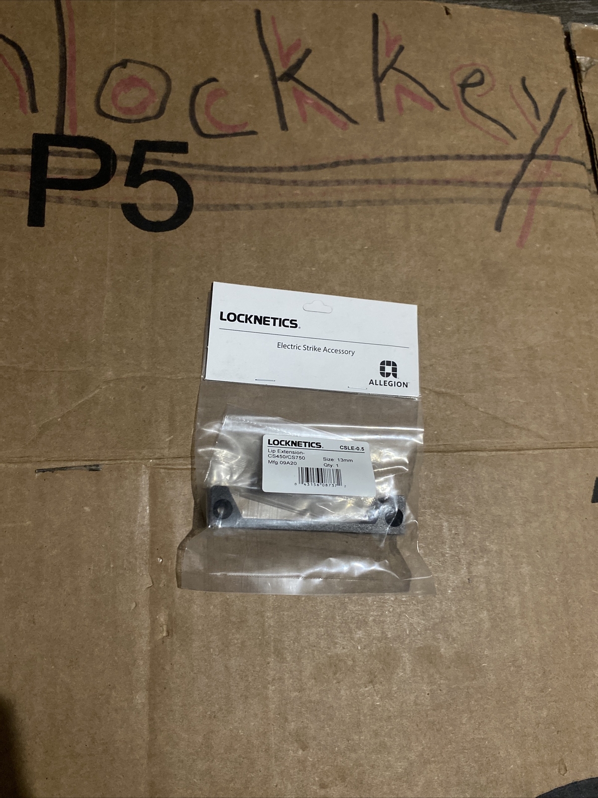 Brand New-Locknetics Lip Extension-CS450/CS750 CSLE-0.5