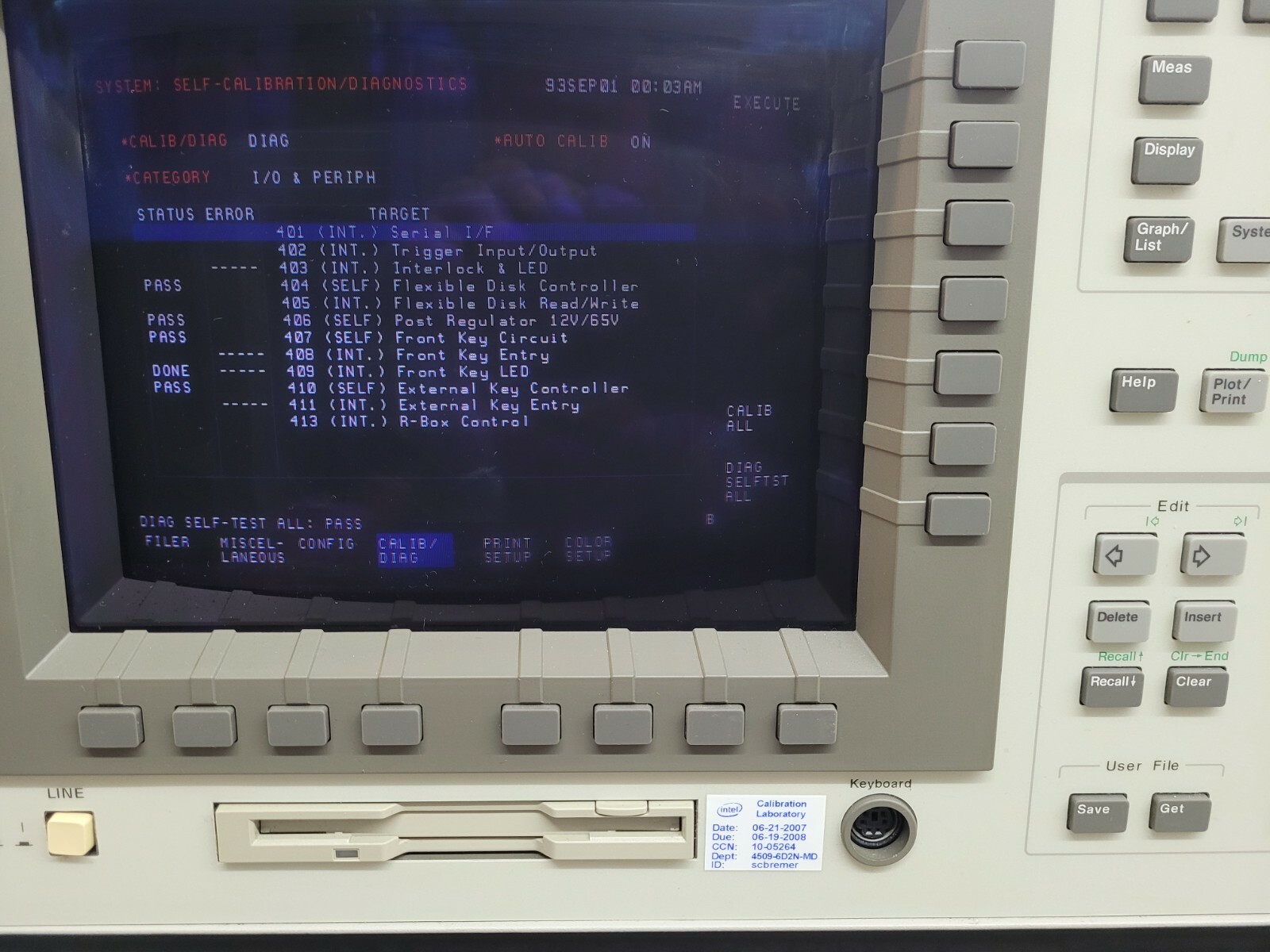 HP 4155A Agilent Semiconductor Parameter Analyzer