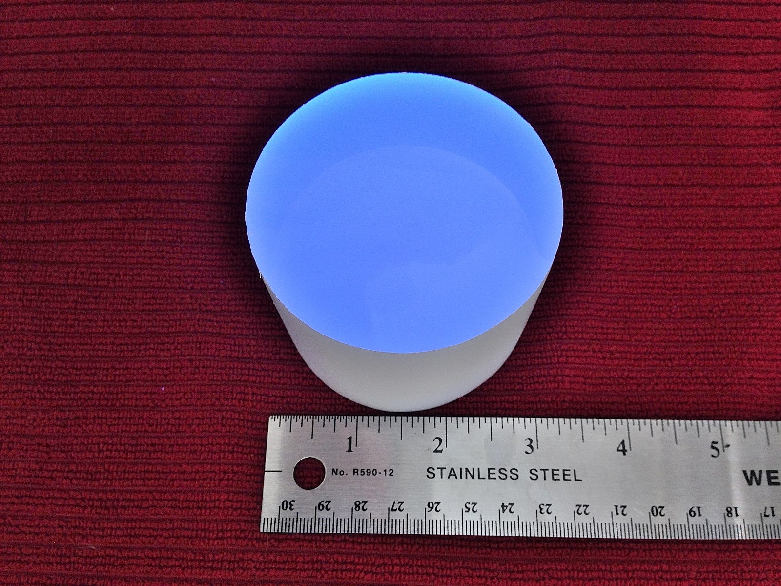 READY TO INSTALL 3-inch Diameter BC412 Plastic Scintillator for Gamma Detector