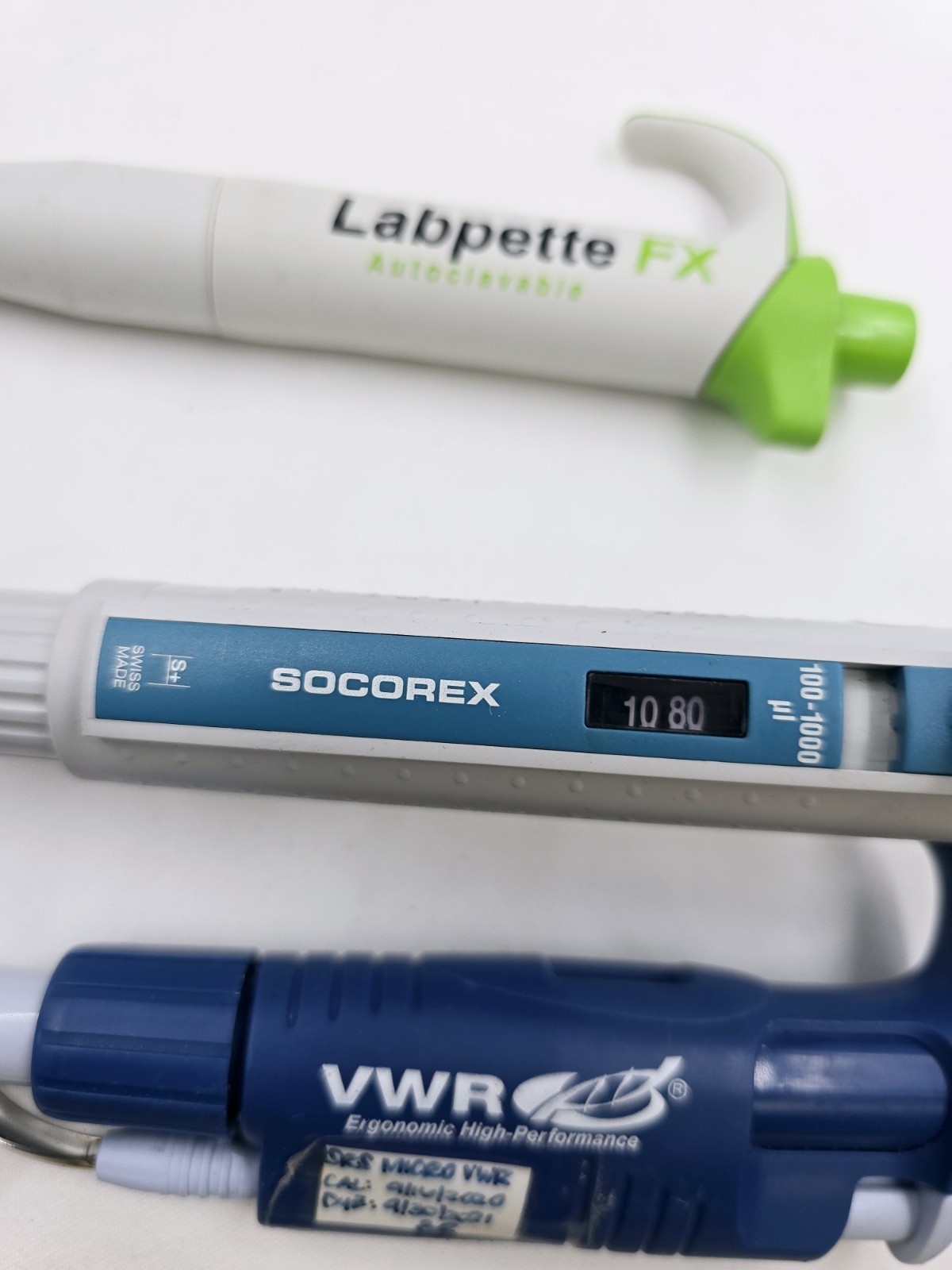 VWR Socorex Labpette Fx Pipettes