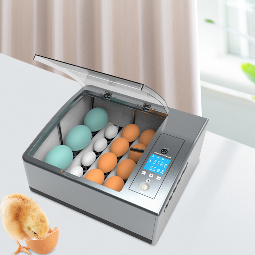 For Hatching Egg Full Automatic Turning Duck Chicken Egg 16 Eggs Egg IncubatorUS