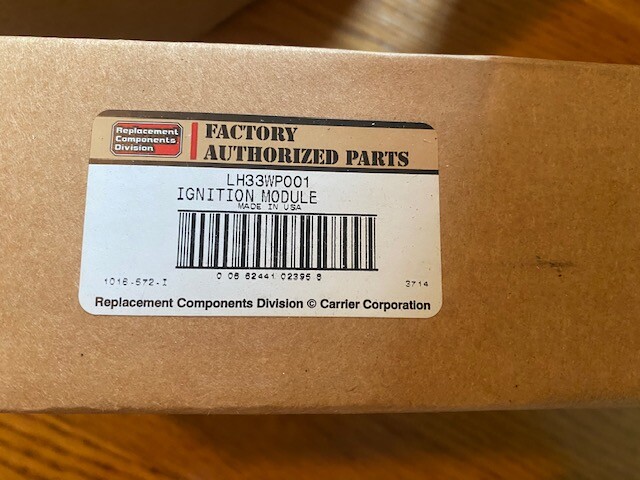 CARRIER IGNITION CONTROL MODULE LH 33WP 001 (NEW)