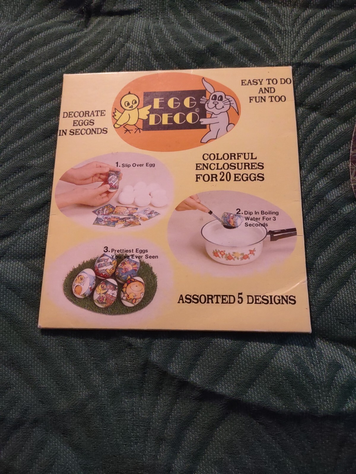 Two Vintage Egg Decorating Kits