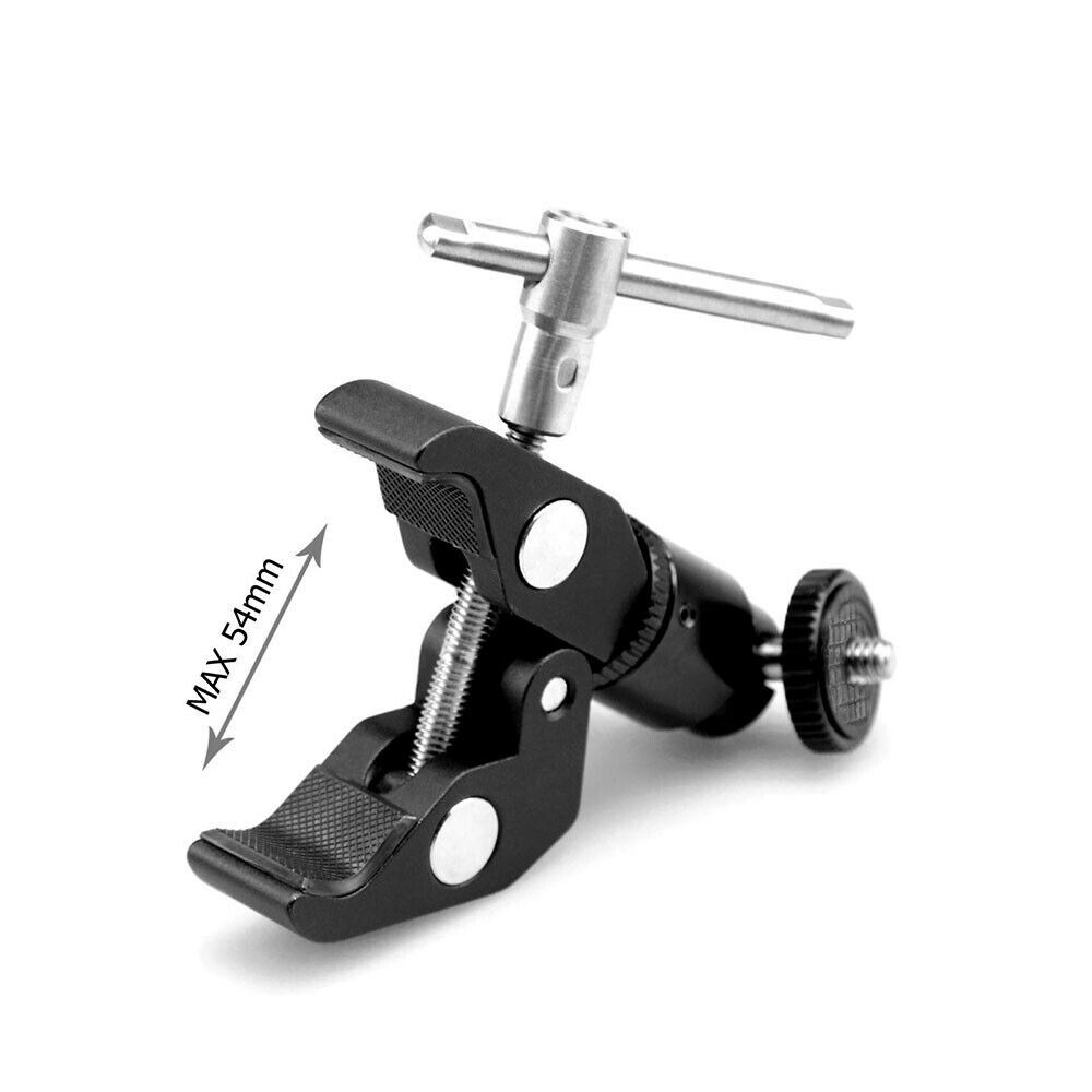 SmallRig Super Clamp Mount Adjustable Camera Mount Clamp w/ 1/4" Screw Ball Head