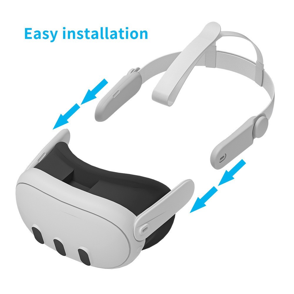 For Meta Quest 2/3/3S Headband Strap Adjustable Replacement Headband Strap