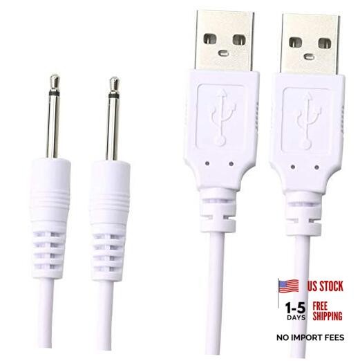 2 Pack Wand Charger Replacement DC Charging Cable Set Compatible with
