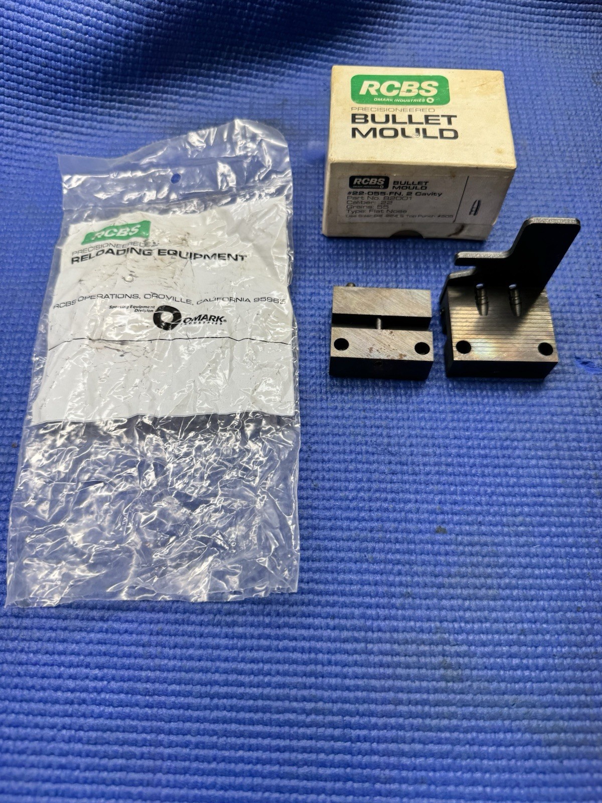 RCBS 22-055-FN 2 Cavity Bullet Mold .22 Cal. 55 Grain 82001