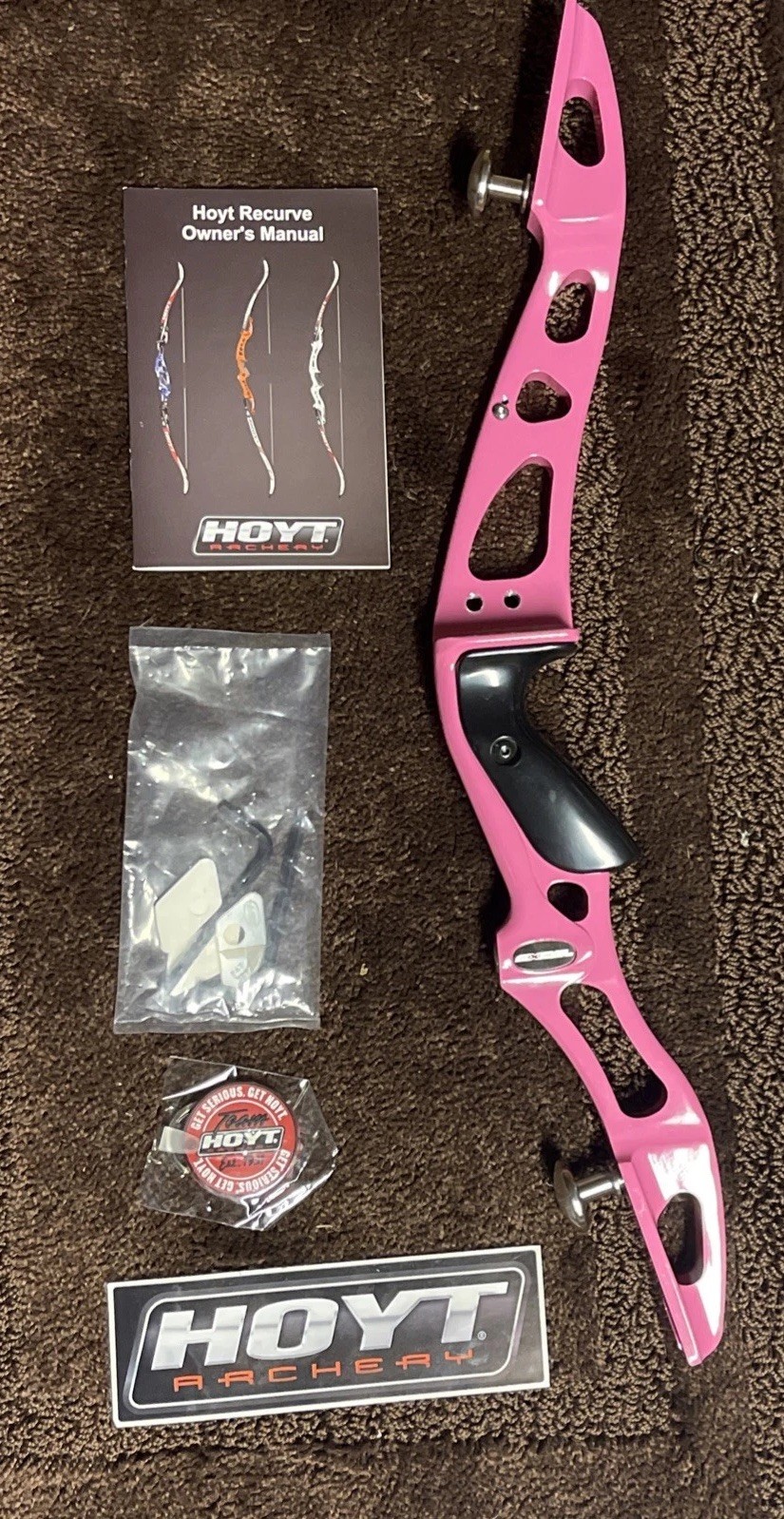 New Hoyt Excel ILF  Riser 21” Right Hand Riser Pink